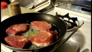 how to fry the perfect pork chop [upl. by Olrak]