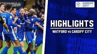 HIGHLIGHTS  WATFORD vs CARDIFF CITY [upl. by Ellicul88]