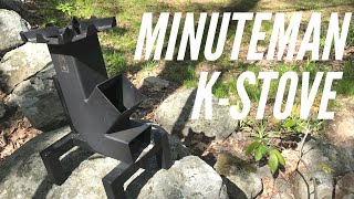 🔥 Cook with Fire 🔥 Minuteman KStove  Wood for Fuel Lots of Heat for Camping Emergencies [upl. by Bricker677]