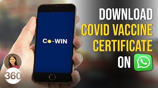 How to Download COVID19 Vaccine Certificate Using WhatsApp [upl. by Ase]