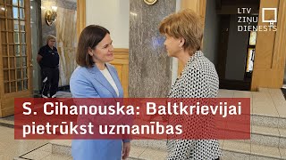 S Cihanouska Baltkrievijai pietrūkst uzmanības [upl. by Animahs]