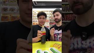 provando coca cola de xuxu cereja limão e água 🤡 [upl. by Anerak]