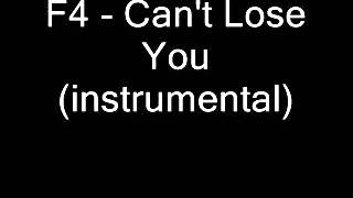 F4 Cant Lose You instrumental [upl. by Cardwell]