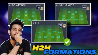 BEST FORMATIONS FOR H2H [upl. by Namzaj]