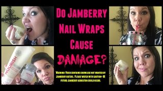 Do Jamberry nail wraps cause damage  Nail health [upl. by Junieta781]