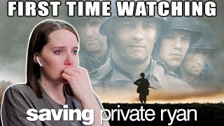 SAVING PRIVATE RYAN 1998  Movie Reaction  First Time Watching  Lots of Water for This One [upl. by Elyad13]