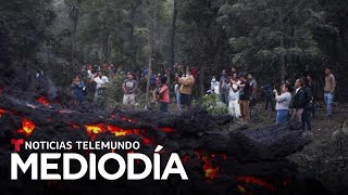 Erupción del volcán Pacaya afecta varias aldeas en Guatemala  Noticias Telemundo [upl. by Alwitt]