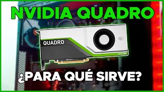 Tarjetas NVIDIA Quadro  ¿Para qué sirven [upl. by Yolanda]