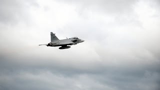 Low flying jet  Gripen Fighter  FourwaysJohannesburg North [upl. by Ahseyt]