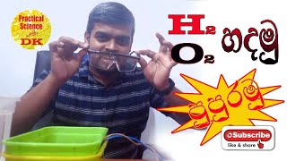 හයිඩ්‍රජන් සහ ඔක්සිජන්  Hydrogen and Oxygen by Electrolysis  Acidulated Water  Grade 1198 [upl. by Chane]