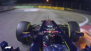 Vettel Lights up the Singapore Streets  2012 Singapore Grand Prix [upl. by Uno256]