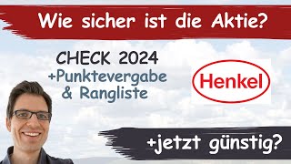 Henkel Aktienanalyse 2024 Wie sicher ist die Aktie günstig bewertet [upl. by Bittencourt]