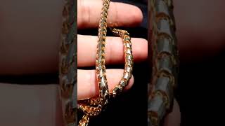 Diamond Cut Franco Chain  4mm  68g  26in  14k [upl. by Anivlem911]