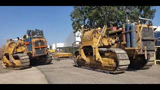 Hulcher Service Equipment Side booms prepping for Amtrak Derailment [upl. by Etana]