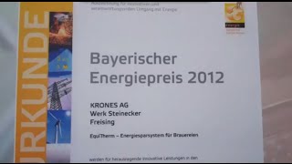 Live von der BRAU Beviale  Armin Ott über den Bayerischen Energiepreis 2012 [upl. by Arden]