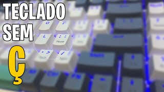 COMO USAR TECLADO PADRÃO AMERICANO SEM O Ç  fácil e rápido [upl. by Urbanna580]