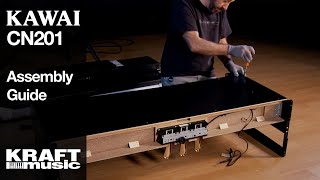 Kawai CN201 Digital Piano  Assembly Guide [upl. by Illene]