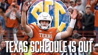 Texas First Look at SEC Includes Georgia Florida and AampM How Many Games Can the Longhorns Win [upl. by Aubigny]