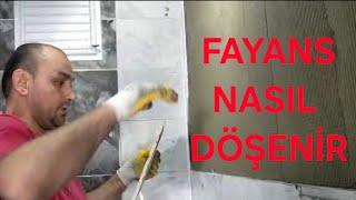 Fayans nasıl yapılır Fayans nasıl döşenir [upl. by Assillam89]