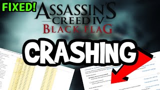 How To Fix Assassins Creed Black Flag Crashing 100 FIX [upl. by Sadick]