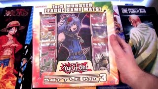 Yugioh Battle Pack 3 Monster League Sealed Play Battle Kit 3 Unboxing [upl. by Norved244]