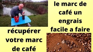 mon engrais liquide à base de Marc de café [upl. by Acinot]