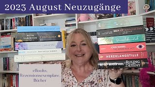 LESEZEIT GESUCHT 2023 August Neuzugänge  Rezensionsexemplare  eBooks  Bücher [upl. by Ahsiliw]