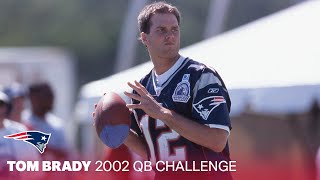 Tom Brady 2002 QB Challenge at the Pro Bowl  Patriots Throwback Highlights [upl. by Ahsienat]