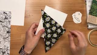 Seed packet holders using products by Stampin Up  Facebook Live May 1 [upl. by Stannfield]