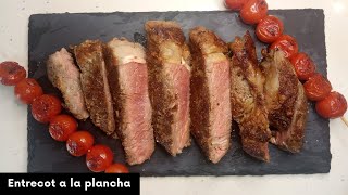 Entrecot a la plancha  comoXcasa [upl. by Enoed680]