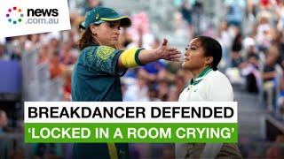 ‘Locked in a room crying’ Anna Meares defends Aussie breakdancer over ‘trolls’ [upl. by Andonis673]