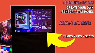 Design Your Own PC Sensor Panel AIDA64 Tutorial Part 1  Intro [upl. by Ayotyal605]