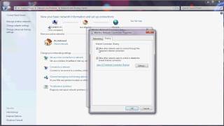 Share wireless connection  setare in Windows 7 [upl. by Enyt]