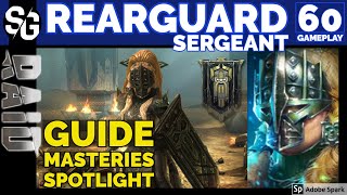 RAID SHADOW LEGENDS  REARGUARD SERGEANT LVL 60 REVIEW GUIDE SPOTLIGHT [upl. by Avitzur]