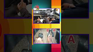 Car Accelerator and Break Driving Class 3 easy shortsvideo amdriving tutorial [upl. by Ahsel859]