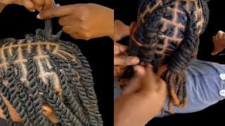 The best way realized your braids locks koman pouw fe locks la pi fasil [upl. by Biggs]