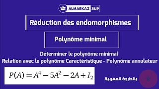 Réduction  Polynôme minimal  Exercice [upl. by Wesa]