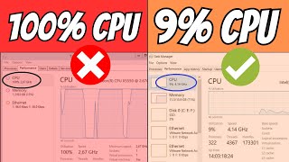 How to Fix 100 CPU Usage while Gaming Updated 2024 [upl. by Gatian]