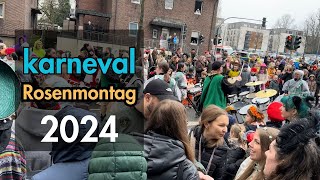 Karneval Rosenmontag Festival im Deutschland 🇩🇪  Karneval 2024 on Sky Vlog Official [upl. by Bouchier230]