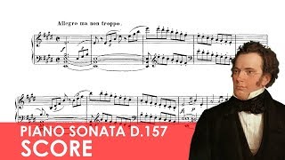 SCHUBERT Piano Sonata No 1 in E major D157 Score [upl. by Jeff]