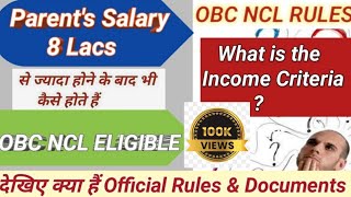 OBC NCL INCOME CRITERIA  OBC NCL RULES LATEST UPDATES  NEET 2024  UPSC 2024  JEE 2024 upsc [upl. by Ronnica920]