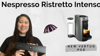 NEW Nespresso Vertuo Ristretto Intenso Pod  Review amp Taste Test  Ristretto Coffee [upl. by Ainsworth782]