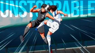 Tsubasa VS Hyuga  Captain Tsubasa「ＡＭＶ」Unstoppable [upl. by Hera]