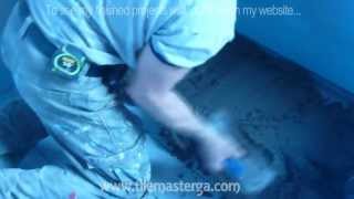 How to install shower pan and floor mud bed Part quot1quot of 3  100 better than forming device [upl. by Adim]