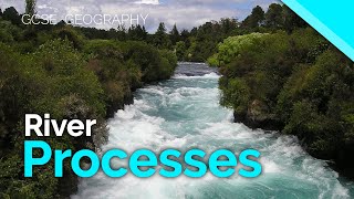 River Processes  Erosion Transportation amp Deposition  AQA GCSE 91 Geography [upl. by Anialad]