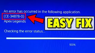 ❄️ HOW TO FIX PS4 CRASHING  FREEZING CE348780 Error [upl. by Reagan]