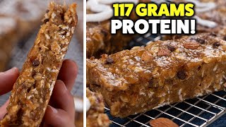 Easy Homemade Protein Bars  5 Ingredients [upl. by Lanctot]