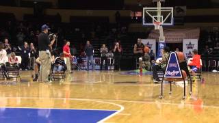 Mitchell Wiggins Jr Dunks at the NAIA AllStar Dunk Contest [upl. by Nnahoj]