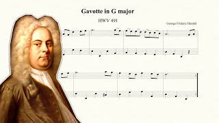 Handel Gavotte in G Major HWV 491 [upl. by Saum]