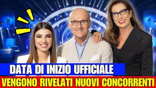 Grande Fratello Data Ufficiale di Partenza e I Nuovi Concorrenti Svelati [upl. by Magena300]